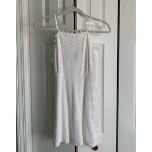 TopShop White Lacy Mini Dress